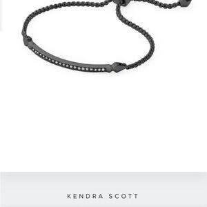 Kendra Scott Black Adjustable Bracelet